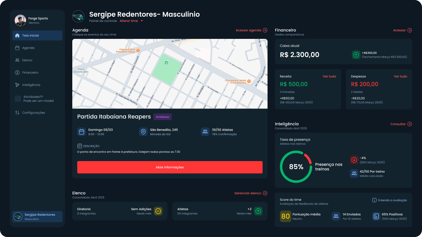 Jogador de futebol com a bola